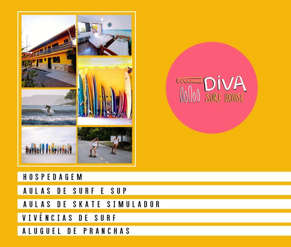 Diva Surf Quartos Убатуба Екстериор снимка
