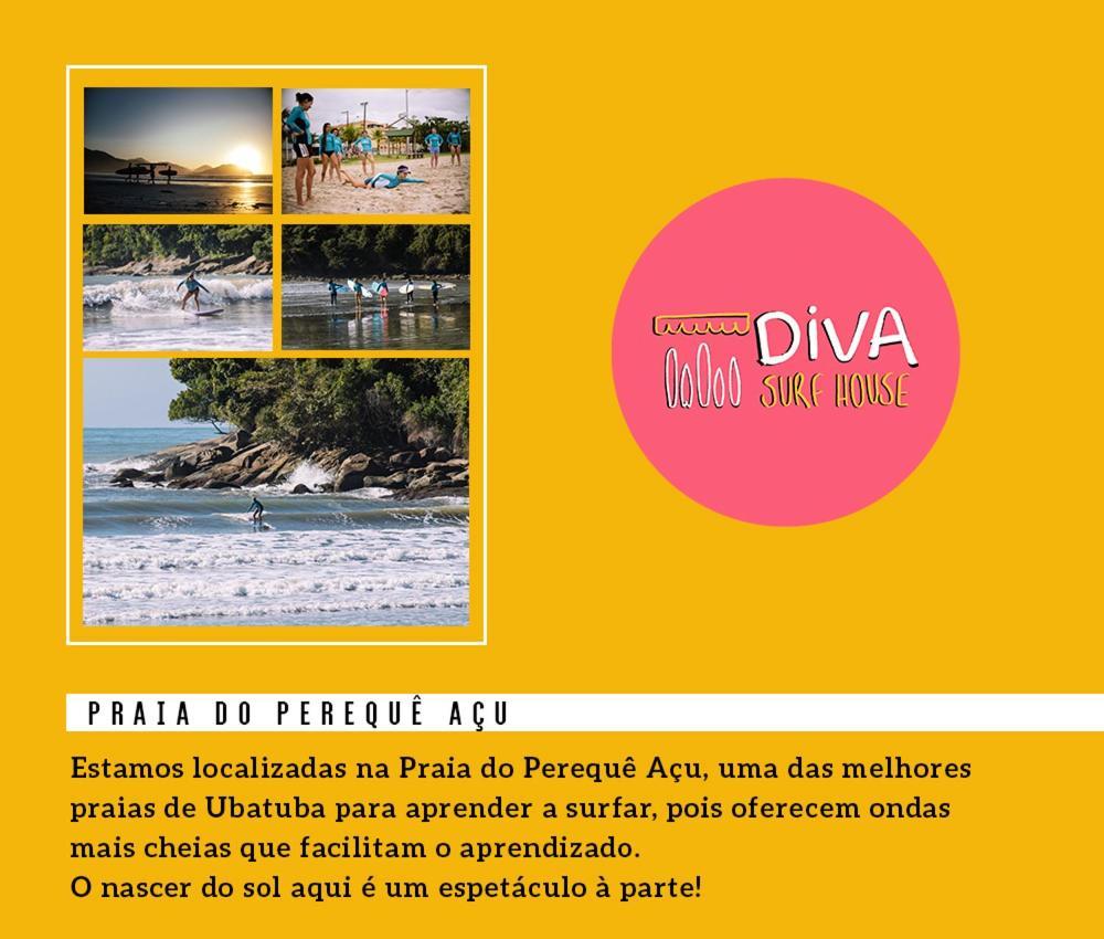 Diva Surf Quartos Убатуба Екстериор снимка